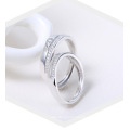 Ready to Ship High End 925 Sterling Silver Couple Rings